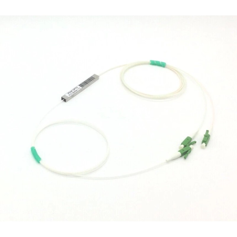 peakopto 1x2 PLC fiber optic splitter mini pipe type LC-APC