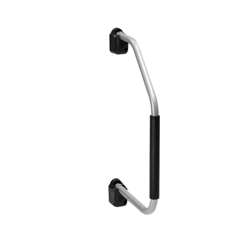 Lend-a-Hand Folding RV Handrail Satin Metal