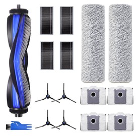 Spofan X8 Zubeh?r Ersatz Kompatibel f??r ECOVACS DEEBOT X8 PRO OMNI / X8 OMNI Saugroboter, 1 Hauptb??rste, 4 Filter, 4 Seitenb??rsten, 2 B??rstenrolle, 4 Antibakterielle Staubbeutel, 1 Reinigungsb??rste
