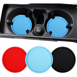 Universo en Linea Porta Vasos Protector Auto Silicon Posa Vaso Carro Coche 2pz