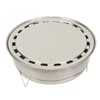 Portable Round Barbecue Charcoal Grill Multifunctional Compact Charcoal Stove for