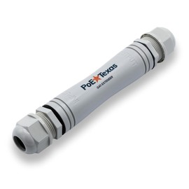 GAT PoE Extender - Outdoor PoE Repeater - IP67 Waterproof - Extends 22 Watts of Power and Gigabit Data an Extra 330 Ft to High-Powered Devices - Compatible with IEEE 802.3af/at Switch or Injector