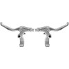 Pair of Bicycle Brake Levers Polished Aluminium