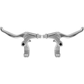 Pair of Bicycle Brake Levers Polished Aluminium