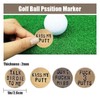 4PC Ball Marker, Funny Great Golf Gifts and Accessories for