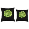 Iceberg Lettuce Design Throw Pillow
