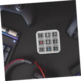 Operitacx Tragbarer Tastaturtester mit Acrylbasis Tasten für Mechanische Tastenschalter Kompatibel mit Cherry Keycaps Präzise Druckerfahrung für Mechanische Tastaturen