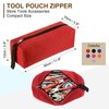 PATIKIL Small Tool Pouch Zipper Tool Bags, 10 Pcs Waterproof
