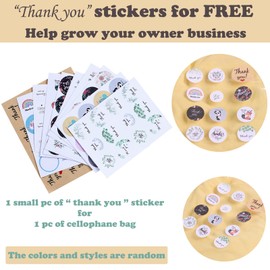 UltraOutlet 12x16 inches Large Clear Resealable Cellophane Bags for Packaging Products 100ct Plastic Self-sealing Gift Bags Self Adhesive Bags for Gifts,Clothes, Small Business, Thank you Stickers