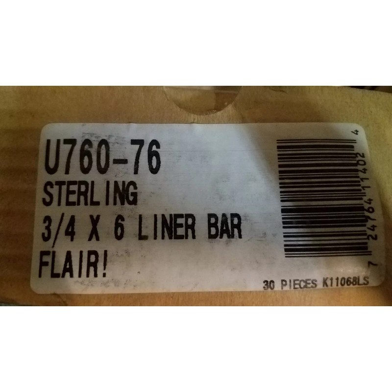 Daltile "Sterling" Liner Bar Flair Border Bathroom Tile Kitchen Shower