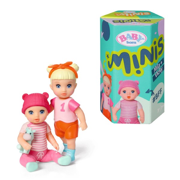 BABY born Minis Online Double Pack 6 Vicky and Mila