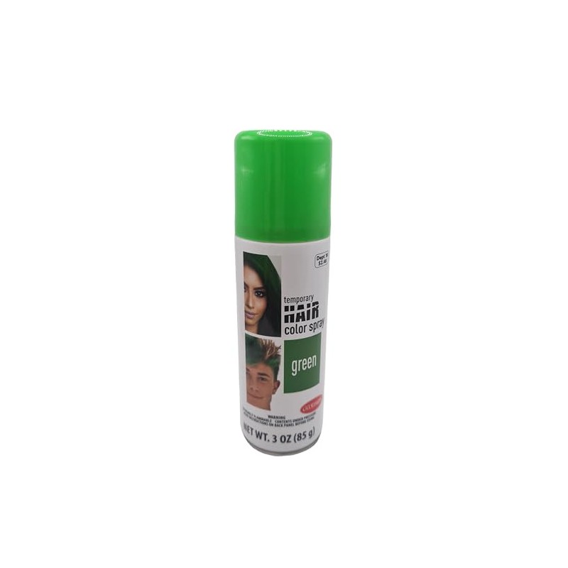 Goodmark Temporary Hair Color Green 3 oz. Spray on -