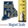 Rhode Island Small State Magnet by Classic Magnets, 1.9" x