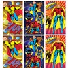 10 X Mini Super Hero Notebooks