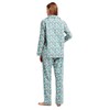 GLOBAL Women's Flannel Pajamas Set 100% Cotton PJs for Women