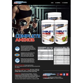 International Protein Strawberry Kiwi Flavour Complete Aminos BCAAs Powder 320 g