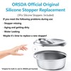 ORSDA Cat Water Fountain Parts Spouts Replacement for Pet Fountains