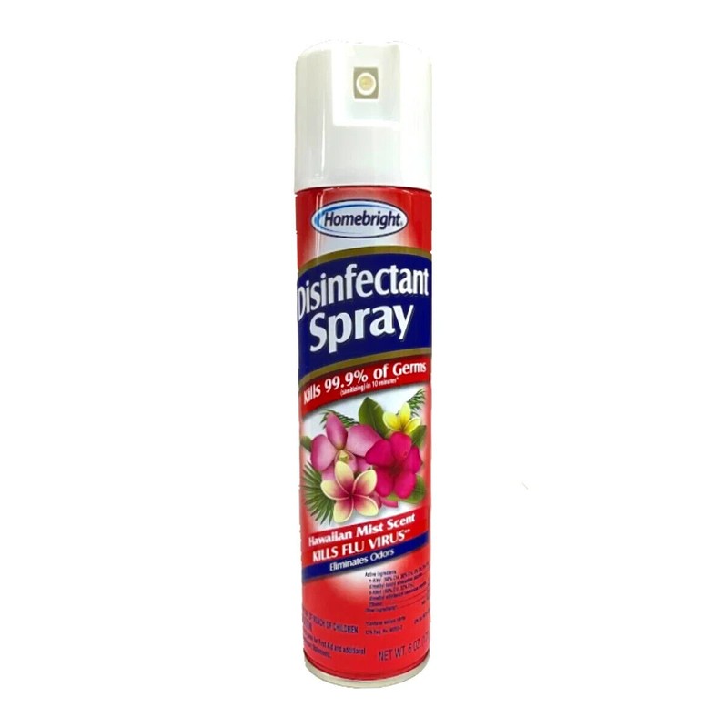 Homebright Disinfectant Spray Hawaiian Mist Scent Kills 99.9% of Germs,