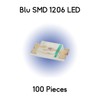 LED SMD 1206 Blue Pack of 100