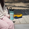 Fanhaw 18 Oz Kids Insulated Water Bottle with Straw -