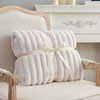 Amélie Home Soft Faux Fur Throw Blanket for Couch, Warm