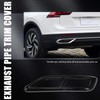 Aswalling Car Rear Bumper Exhaust Muffler Tail Pipe Trim Sticker