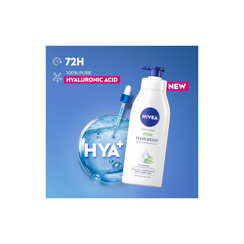 Nivea Loción Corporal Hidratación de Aloe 13.5 fl oz