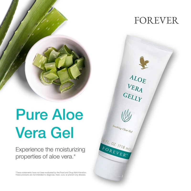 Aloe Vera Gelly 4 fl. oz. 100% stabilized aloe vera
