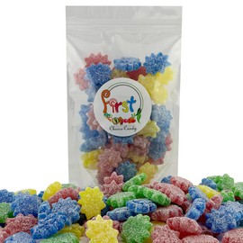 FirstChoiceCandy Sour Power Bursts, Sour Asst. Quatro Gummies (6.6)