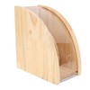 Dustproof Filter Holder Fan Shaped Coffee Filter Storage Holder Solid