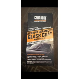 CERAKOTE® Rapid Ceramic Glass Coat Windshield Kit (8 Oz Bottle)– Max Strength