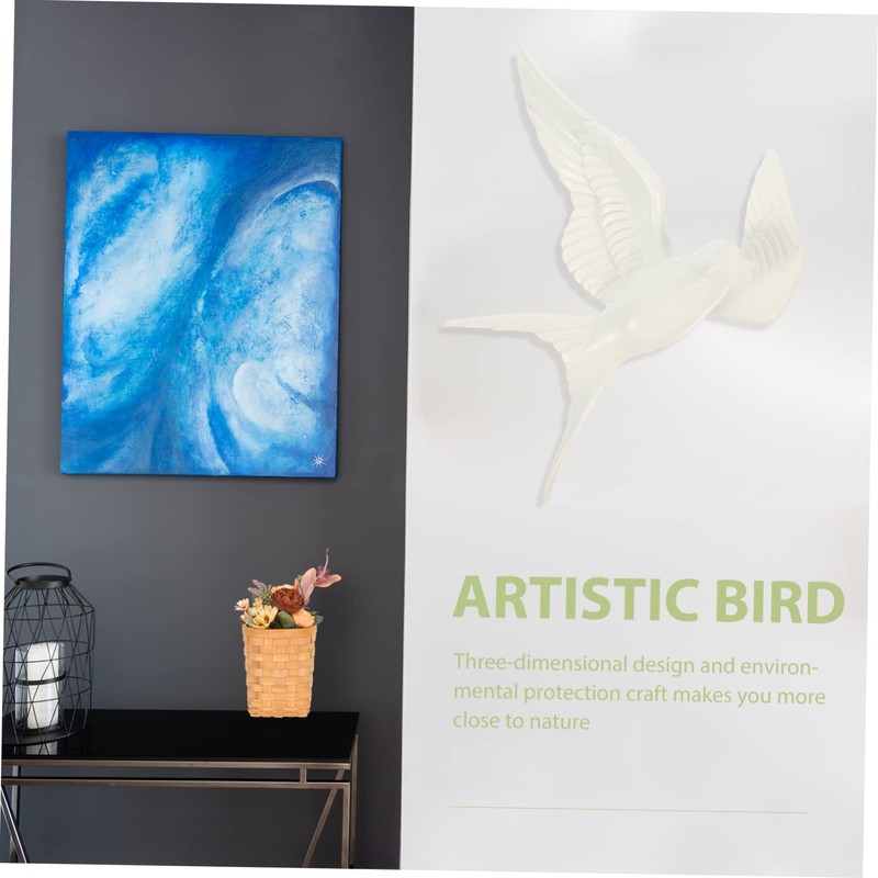 Gatuida 3d Bird Model Wall Decor Bird Statue Wall Hanging