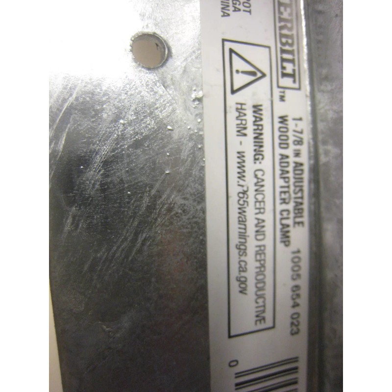 EVERBILT WOOD FENCE TO ROUND STEEL POST ADAPTER BRACKET: 1-7/8"