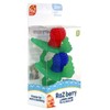 RaZbaby RaZberry Silicone Teether Pacifier – Teething Relief for Infants,