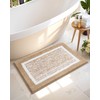 COLOR&GEOMETRY Absorbent Bath Mat 40 x 60 cm, Soft Bathroom