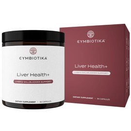 CYMBIOTIKA Liver Supplement with Vitamins & Herbs for Liver Support, Health, Cleanse and Repair, Helps Metabolism and Digestion, Gluten Free, Vegan, Plant Based, and Non GMO, 84 Capsules, 28 Servings