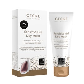 GESKE Sensitive Gel Day Mask | Verwendung mit der Sonic Warm & Cool Mask | Gesichtsmaske mit Panthenol, Aloe Vera & Kaktusfeigenextrakt | Hydratisierende, vegane Formel | Für sensible, gereizte Haut