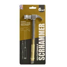 EURO MARKETING MANUFACTURING SCRHAMMER Multifunctional Hammer Metallic, Unique