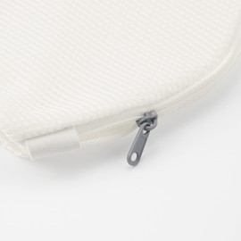 MUJI 44593547 Polyester Cushion Mesh Washing Net, Round/Approx. 11.2 x 7.9 x 7.9 inches (28.5 x 20 x 20 cm)