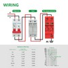 Wengart DC Isolator Switch DZ47-63Z, 25 A, 500 V, 35