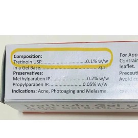 On Cream for acne, spots and wrinkles on the face.
