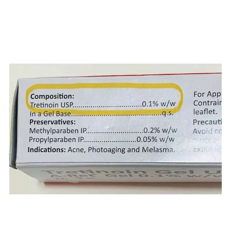 On Cream for acne, spots and wrinkles on the face.