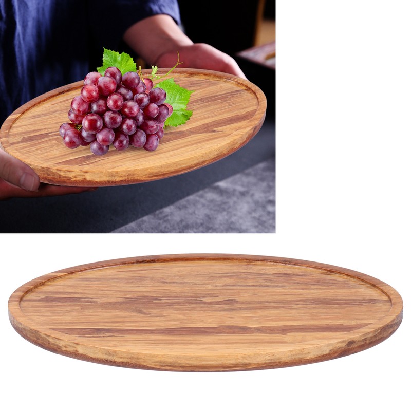Japanese Style Bamboo Tea Tray Food Serving Plate Platter Dishes