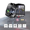 Car Driving Recorder Black 1080P 2.4 Inch IPS Screen 3MP