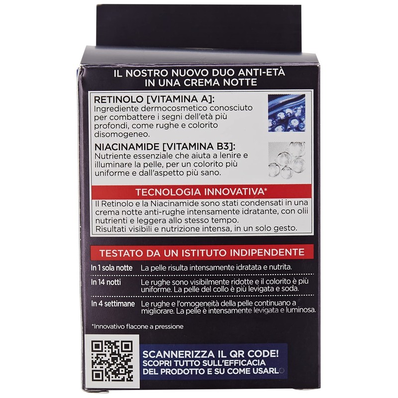 Revitalift Laser Pressed Cream Retinol + Niacinamide Night