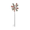 61 Inch Metal Garden Stake Kinetic Wind Spinner Yard Art