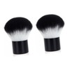 FOMIYES 2pcs Mini Portable Foundation Brush Professional Makeup Brush Set
