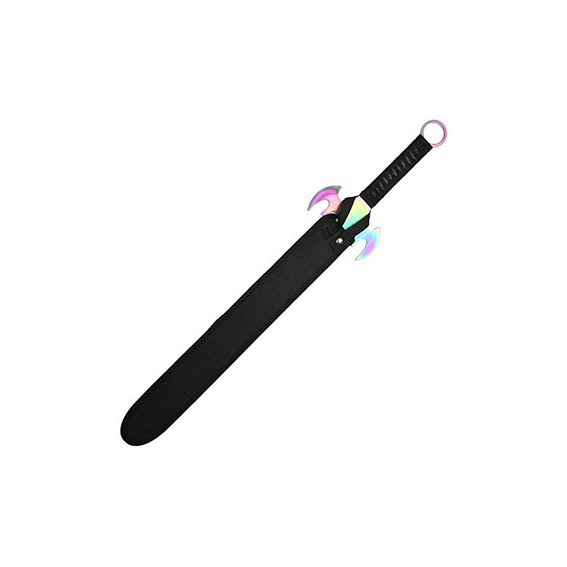 Wuu Jau K1020-89- 30" Wing Guard Ninja Machete Sword With