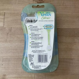 Venus Gillette Venus Embrace Women's Disposable Razors, 2ct, 5 Blades