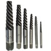 Drill America #1-6 Carbon Steel Screw Extractor Set, DEWEZ Series
